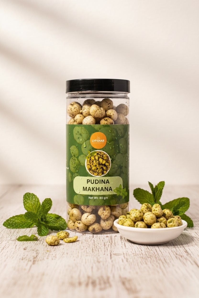 Roasted & Flavoured Makhana- Pudina Makhana